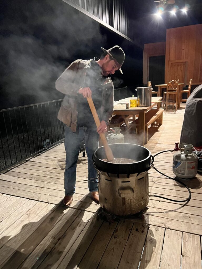 Making Chilli at Cottonwood Sporting Club